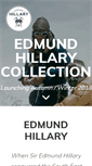 Mobile Screenshot of edmundhillary.com